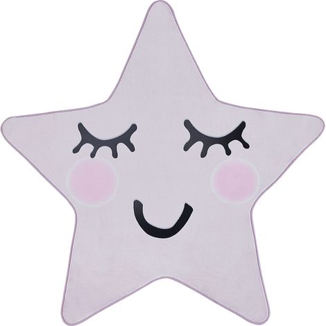 Kids Rug SIRIUS Pastel Pink 120 x 120 cm (1/5)