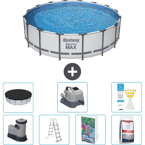 Bestway Piscina Bestway Steel Pro MAX Rotonda - 488x122 cm - 8-pezzi  S649 (1/4)