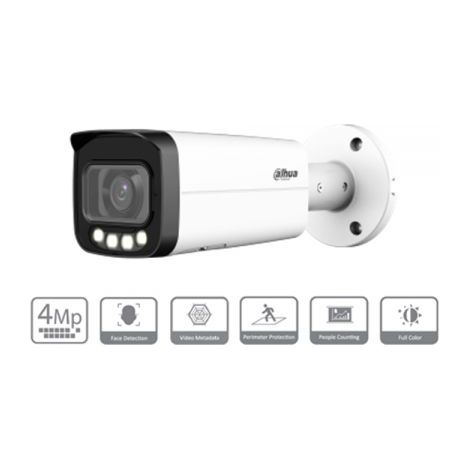 DAHUA - Bullet full color ottica fissa 3.6mm 4 mpx - IPC-HFW5449T-ASE-LED