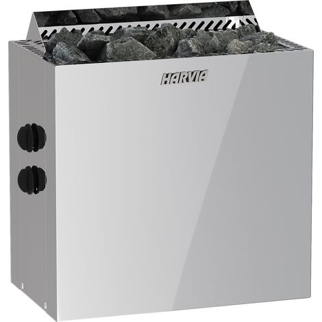 Harvia Qubic BQ80 8 kW Steel finnischer Saunaofen mit integrierte Steuerung