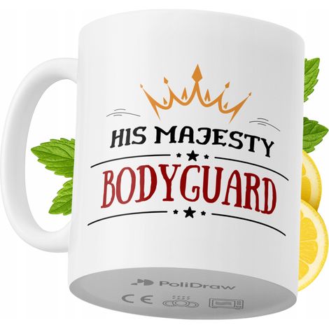 Lustige Tasse für Bodyguards – Kaffee- oder Teetasse mit witzigem Textdesign – ideal für Geburtstage, Namenstage, Feiertage und besondere Anlässe. Hochwertige Tasse für Zuhause, Büro und Arbeit. Farbe