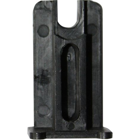 2PZ TAPPI PER CREMAGLIERA ART. 2774 PLASTICA NERA (1/2)