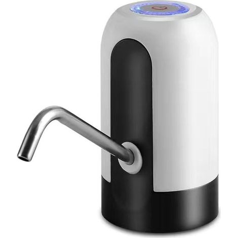 Pompe à eau automatique pour bonbonnes de 5 gallons, distributeur d'eau pour bureau et maison - Noir (1/4)
