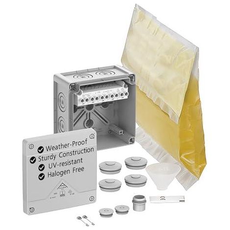 Spelsberg Caja de derivación IP68 plástico gris robusto