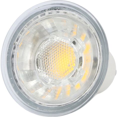 GU10 Ampoule LED Spot 5W COB Dimmable, Éclairage d'Ambiance pour Salon, Chambre, Cuisine, Magasin, Vitrine, 220V, Blanc Chaud (1/5)