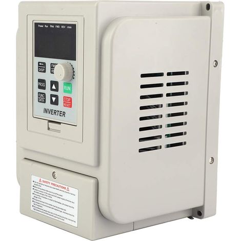 Variateur de Vitesse pour Moteur, AT2-2200X Convertisseur de fréquence AC 220 V 2.2KW, Fréquence Variable monophasée, PWM Variateur de fréquence VFD Contrôleur de Vitesse Entrée monophasée Sortie (1/5)