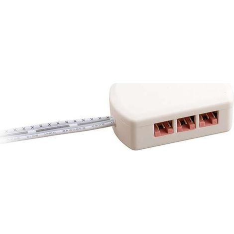 Câble distributeur LED CCT 3 voies avec fil électrique (3 fils) 0,5m Connecteur Rapide