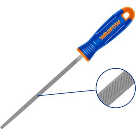 Lime carrée WADFOW 200 mm, acier T12, manche ergonomique, haute précision