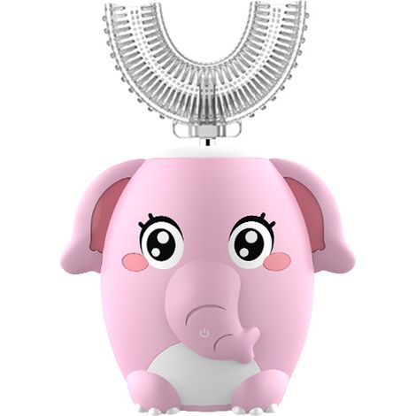 Brosses à dents électriques pour enfants de 15 ans et plus, rose A-AquaForge