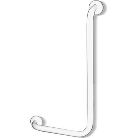 Maniglia sicurezza goman verticale e laterale dx inox bianco (1/3)