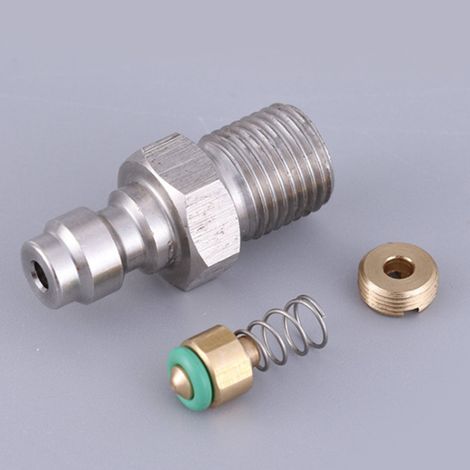 Connecteur mâle à connexion rapide de 8mm, pompe haute pression filetée M10/1 en acier inoxydable (1/4)