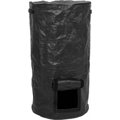 Sac à déchets-Sac de compost organique bacs à compost de jardin cuve de fermentation des déchets réutilisable 45 80 cm 34 gallons (1/3)