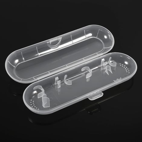 Boîtier de rangement pour brosse à dents électrique en plastique portable pour voyage et salle de bain (1/5)
