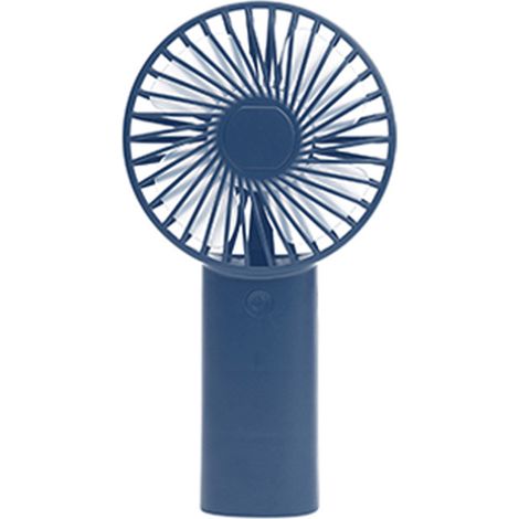 1 Ventilateur portable, 3 vitesses, batterie 4400 mAh, autonomie 20h, plastique bleu, pour extérieur (1/5)