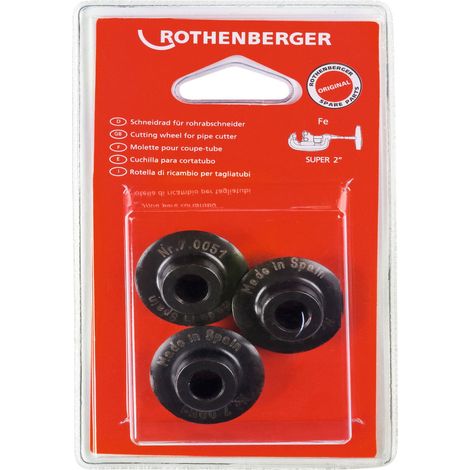 ROTHENBERGER Rueda de corte para SUPER 2", 3 piezas - 070051D