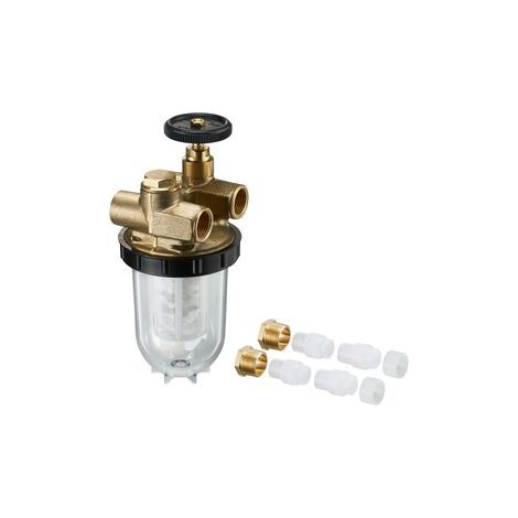 Oventrop – Filtre fioul 12x17 avec raccord bourrage – Double conduite pour installation chauffage – Compatible avec systèmes fioul (1/4)