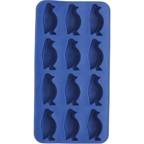 1 Bac à Glaçons Silicone, Forme Pingouin, Flexible, Libération Facile, Pour Cocktails et Boissons (1/5)
