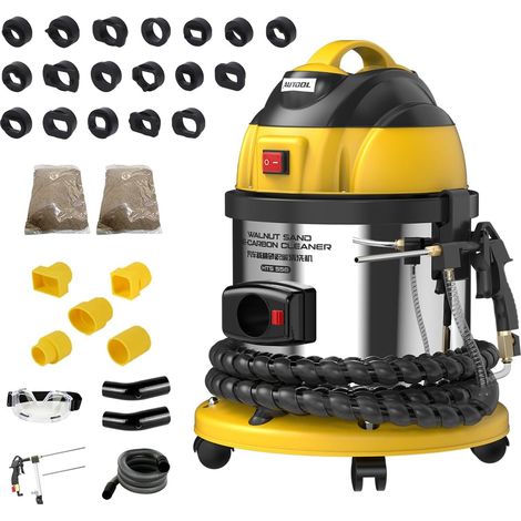 Electric Sandblasting Machine, Non-destructive Cleaning of Car Engine Intake Valves, Carbon Deposit Cleaner with 2kg Sandblasting 220V (HTS 558) (1/5)
