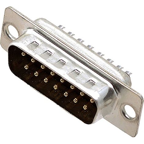 encitech DM25-SP 2101-0200-03 Embase SUB-D mâle 180 ° Nombre de pôles: 25 fût à souder 1 pc(s) Tray (1/2)