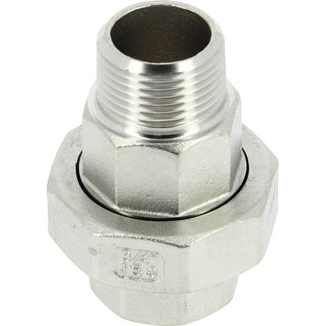 Raccord union inox Mâle Femelle 3/4