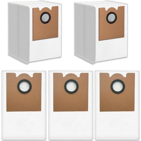 Lot de 5 Sacs d'aspirateur pour Lefant M2 Plus / M2 / M2 Pro / M2S Pro Robot (1/4)