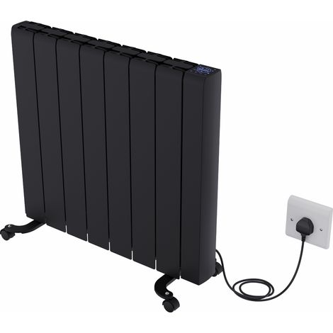 NRG 2000W Electric Ceramic Portable Radiator Wall Mounted Smart WIFI Control Heater Black (1/4)