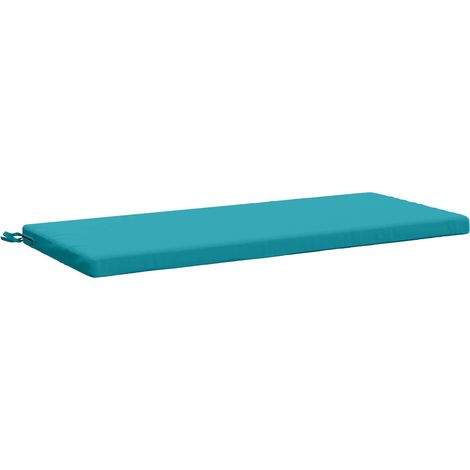 Cuscino per panchina SOEST 100% Poliestere Turchese vidaXL