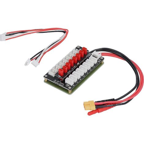 LiPo-Ladeplatine mit JST-Stecker XH 2S/3S Lithium-Akku-Parallelplatine für gängige IMAX B6 B6AC Ladegeräte