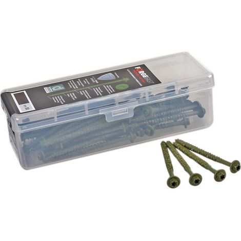 Forgefix Timber Screws Green 7x200mm - FFTF7200 (1/4)