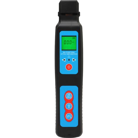 Identificateur de fibre optique 800-1700 nm VFL Source lumineuse rouge Portée de 10 km 270 Hz 1 kHz 2 kHz Testeur de fibre optique (1/5)