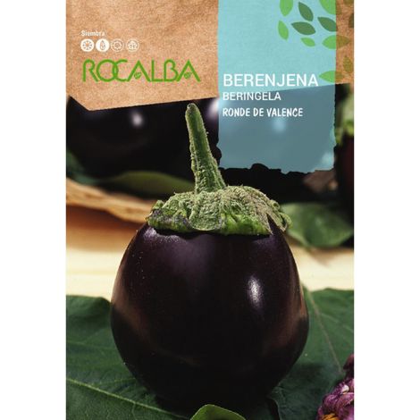 Rokalba -Seed -Aubergine Ronde de Valenz 100g
