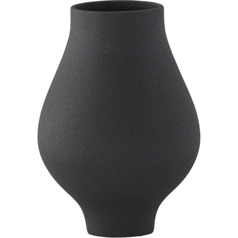 Vase Design "Rellis" 24cm Noir (1/4)