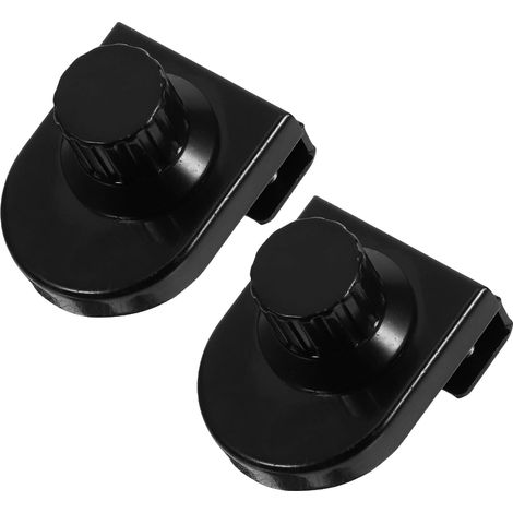 Serrure sans perçage pour vitrines à portes vitrées de 8 mm, lot (1/5)