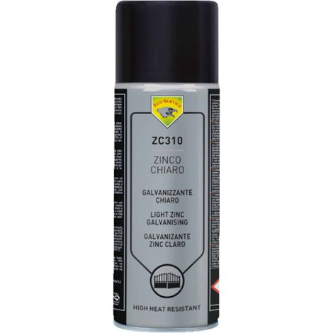FLACON A PULVÉRISATEUR EN ACIER ZINGUÉ CLAIR 400ML. 81310 04