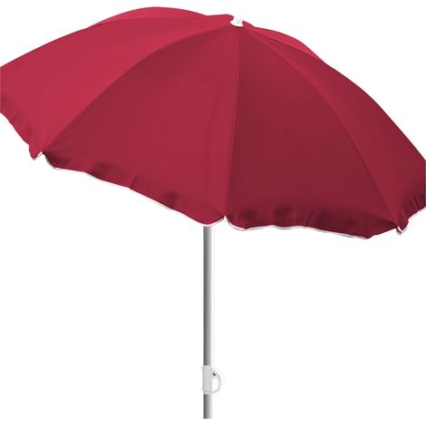 Sonnenschirm rund Ø1,80m rot Polyester-MMC180P-Rot (1/3)