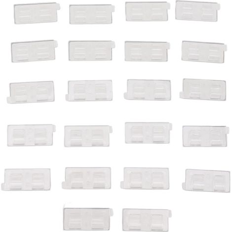 Clips pour guirlandes lumineuses étanches, faciles à utiliser et robustes, pour câbles lumineux d'intérieur, d'extérieur, de fête ou de jardin.