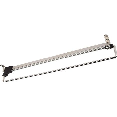 Porte-Cintres Coulissant Portemonteaux Télescopic Porte-vêtements Extractible 400 mm (1/5)
