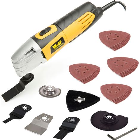 Oscillating Multi Tool 260w Wolf Combat Tool 6 Variable Speed