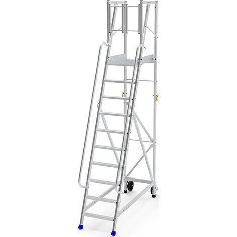 Scaletta 10 gradini  - Altezza massima di lavoro 4.50m - ER10SF-P