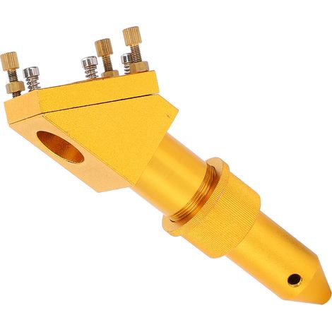 Tête de lentille laser, tête de miroir réfléchissant doré, cadre, machine à graver, accessoires de découpe, 63,5 (1/5)