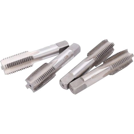 Jeu taraud/filière 4 pièces M22 NPT acier à outils goujure droite (1/5)