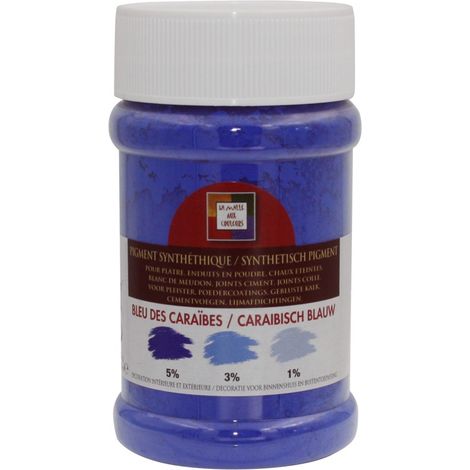 Malle Pulverpigment in karibischen Blautönen 250 ml CENTRALE BRICO