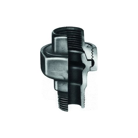 Manchon union mâle femelle joint conique 341 noir - 1/2'' - SFERACO