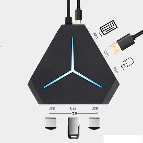 Adaptador de tarjeta de sonido externo, de amplia aplicación, sin necesidad de controladores, compatible con Windows, Mac, Linux, PC, portátiles, ordenadores de sobremesa, PS4 y otros dispositivos USB
