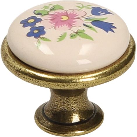 Pomo GP19, oro antiguo, porcelana MLK-1 (1/2)