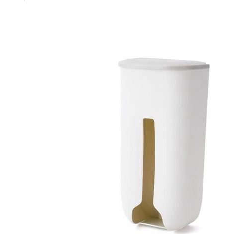 blanche - Boîte de rangement de sacs poubelles, maison cuisine salle de bains, étagère murale de rangement en