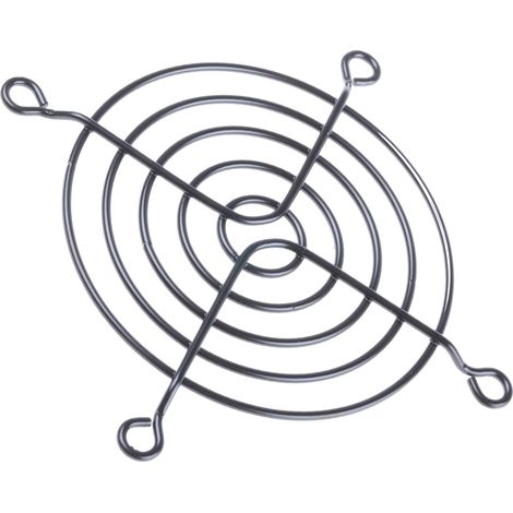 Protège-doigts pour ventilateur de taille 80mm, RS PRO 76.2 x 76.2mm, en Acier
