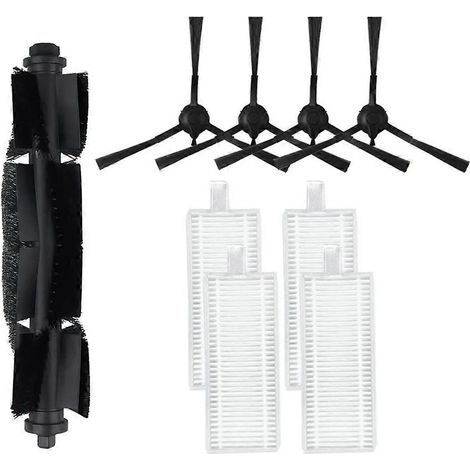 Kit d'accessoires pour aspirateur robot Choice R2 / R2 Plus : brosse latérale rotative, filtre HEPA, chiffons de nettoyage. (1/5)