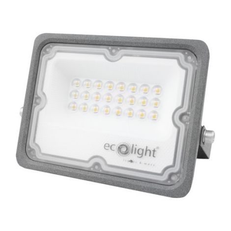Projecteur LED 20W 2000lm 4000K IP65 Ecolight EC20489 (1/2)