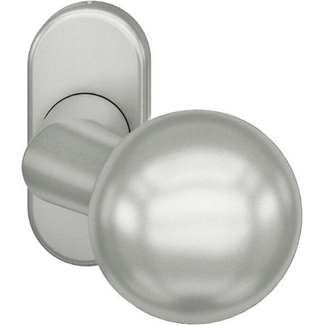 FSB PT-Türknopf, feststehend, 07 0846, a.Ros.oval, Alu F1 (1/3)